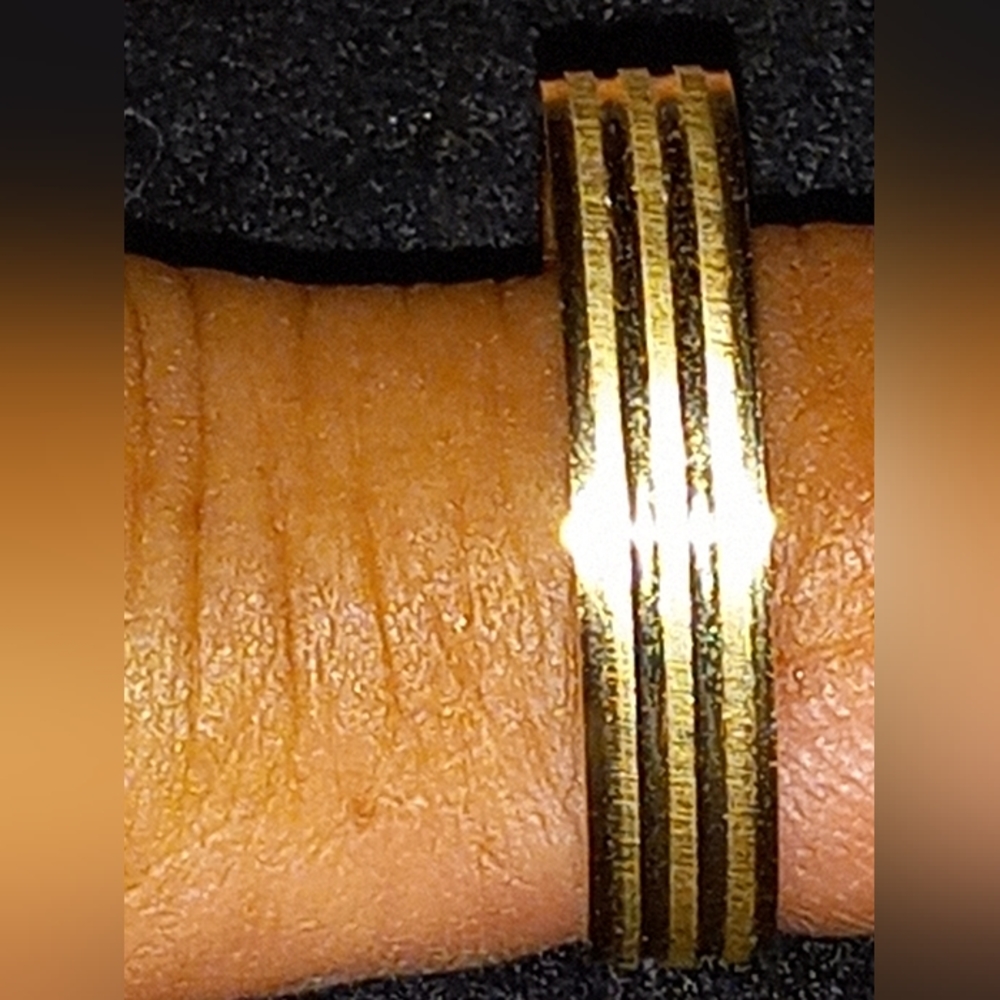 Solid gold man ring size 12